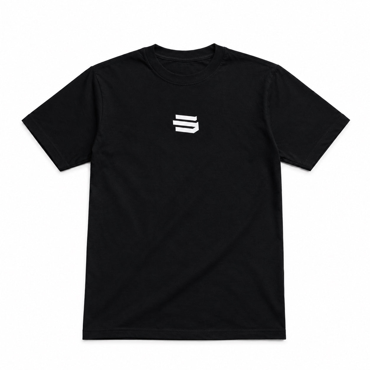 Steppas Black 'Staple' Slim Fit Tee